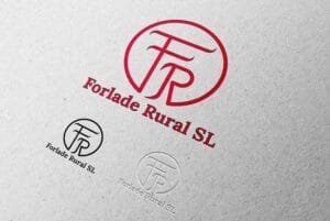 Logotipo y variaciones para la empresa Forlade Rural
