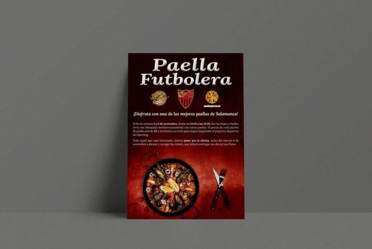 SC-dia-paella Cartel para un evento de un club deportivo
