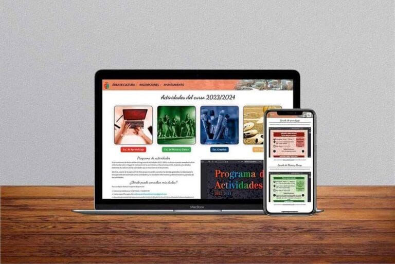 Página web de la concejalía de Cultura de Castellanos de Moriscos