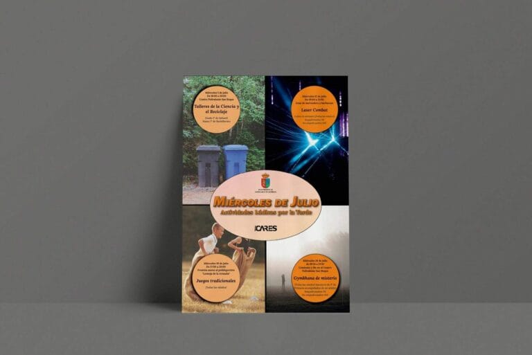 Cartel de la actividad Miércoles de Julio