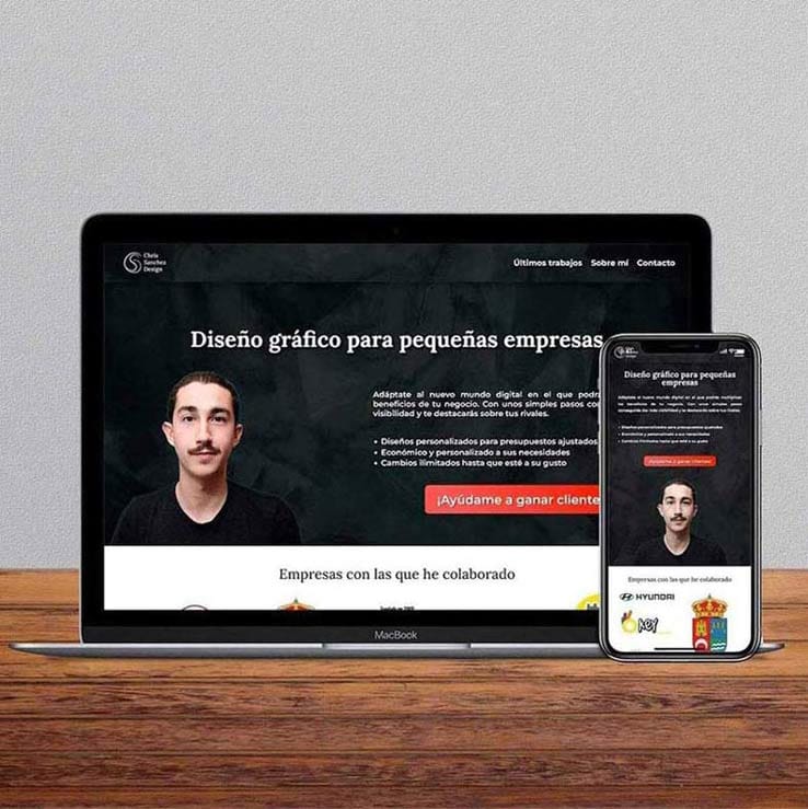 csd Página web de Chris Sanchez Design