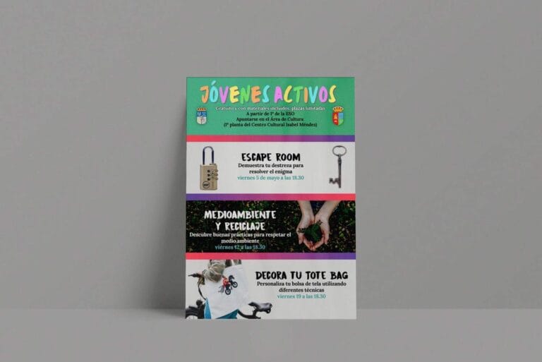 jovenes-activos Cartel de un evento de jóvenes activos
