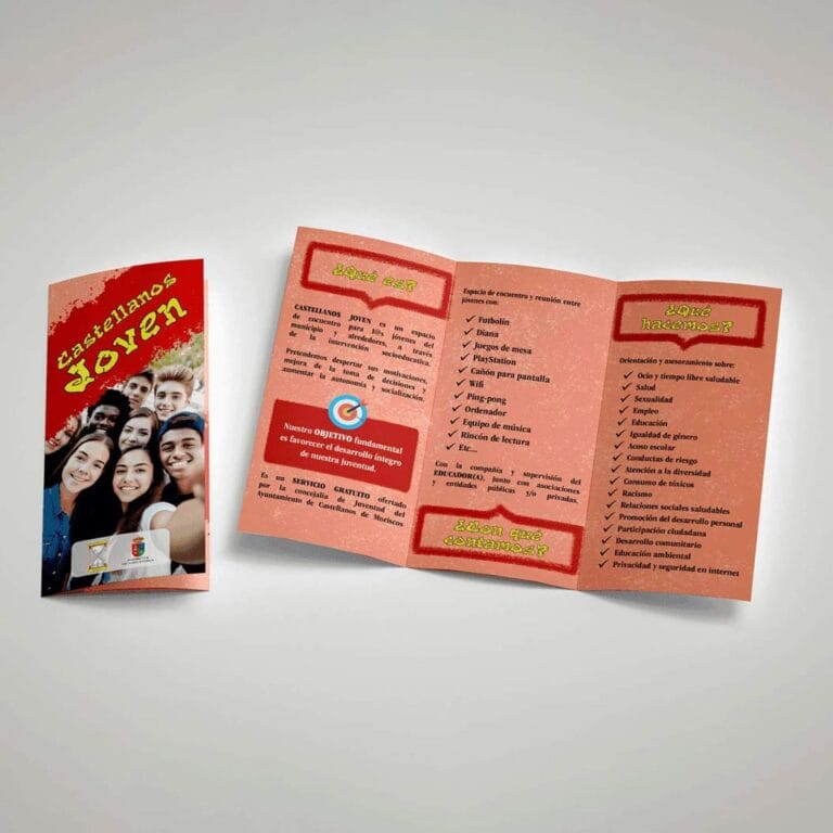 Tríptico para el centro Castellanos Joven