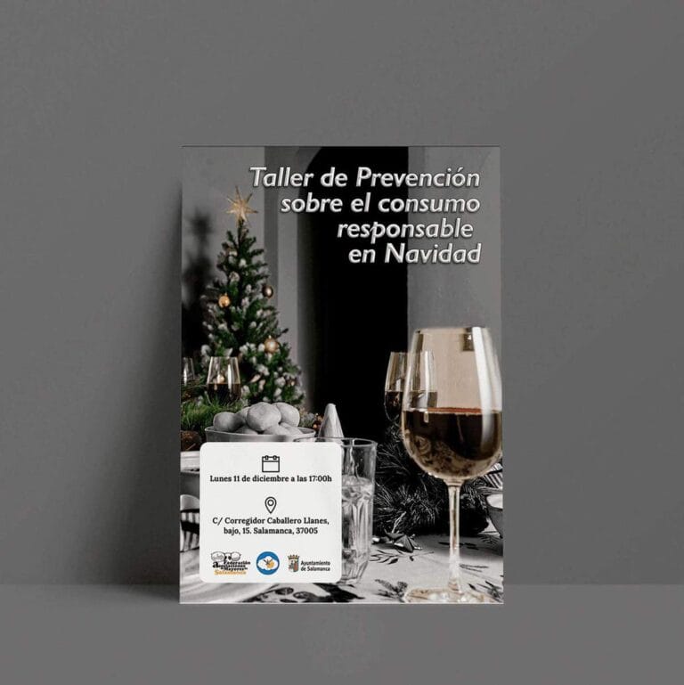prevención-sobre-el-consumo-responsable-en-navidad Cartel de un taller de prevención sobre el consumo responsable en navidad