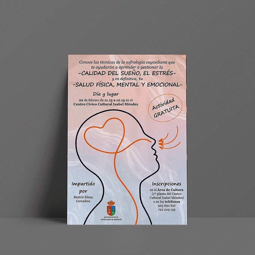 Cartel de un taller sobre sofrología caycediana