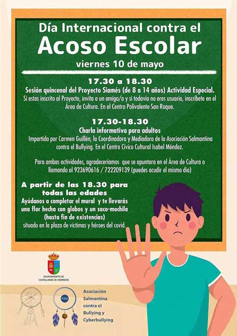 Cartel del día internacional contra el Acoso Escolar