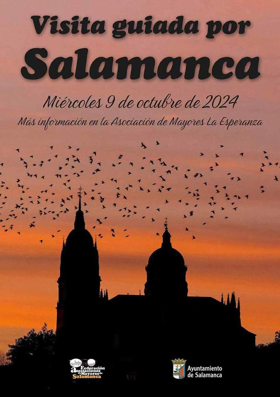 Cartel para el anuncio de las visitas guiadas de la federación FAMASA