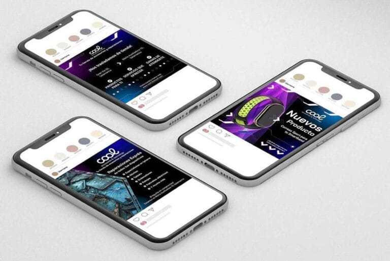 Publicaciones de redes sociales de Cool Accesorios