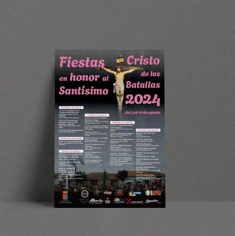 fiestas-de-caste-2024 Cartel de las fiestas de Castellanos de Moriscos