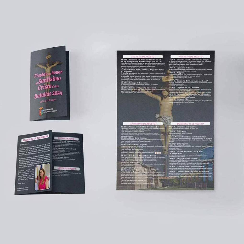 Folleto para las fiestas de Castellanos de Moriscos