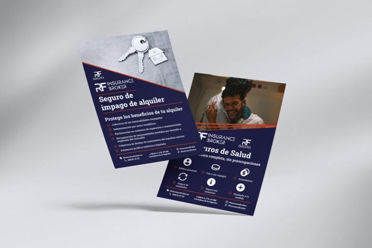 Flyers publicitarios para una empresa