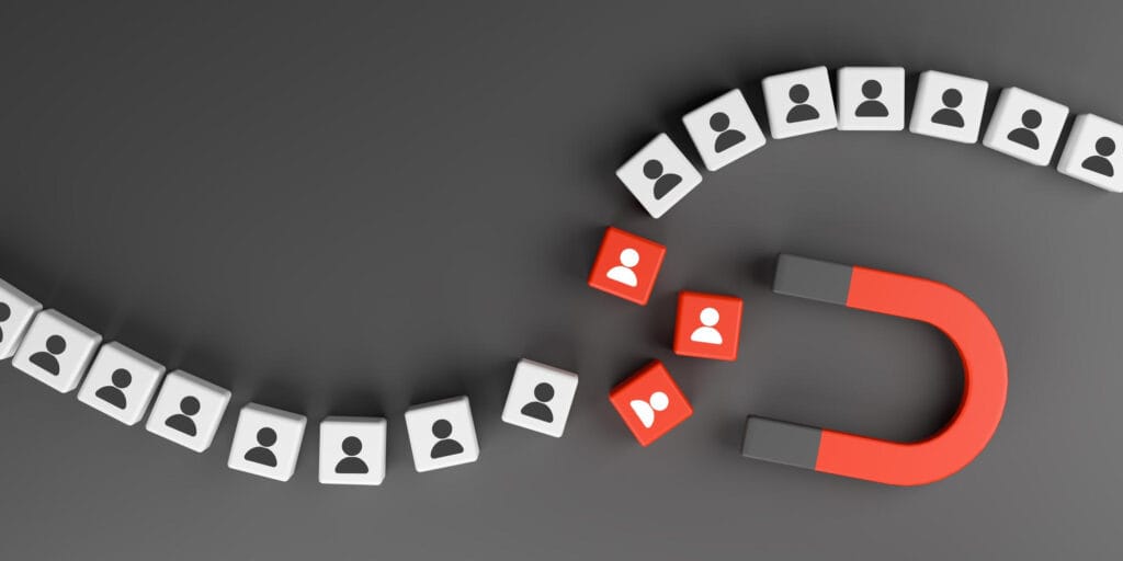 Un lead magnet atrae a los clientes ideales para tu negocio